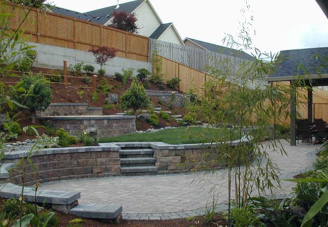 Custom designed exterior landscapes and hardscapes add to your outdoor enjoyment.