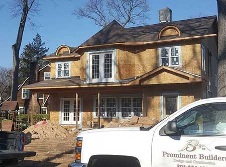 Renovation of home in Ridgewood NJ by Prominent Builders Glen Rock NJ