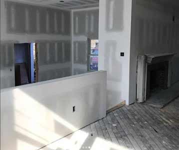 Attention to detail during Interion construction during rebuild of house destroyed by fire