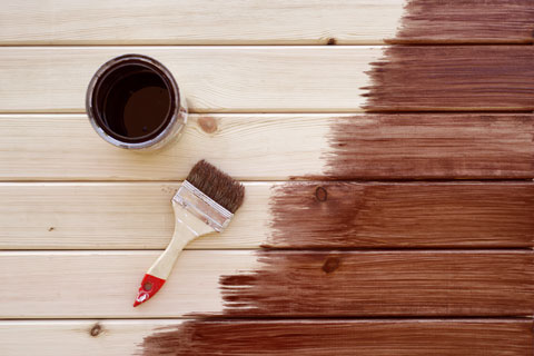 paint, stain or waterproof deck before winter