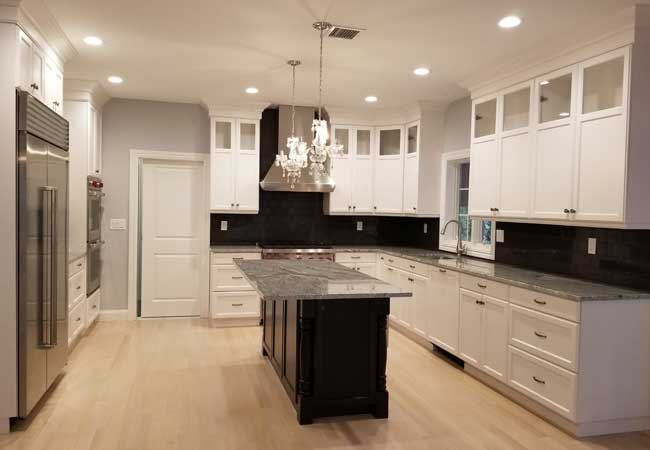 Brand new kitchen with a modern style in Ridgewood, New Jersey.