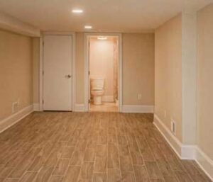 Adding a small bathroom for possible guests