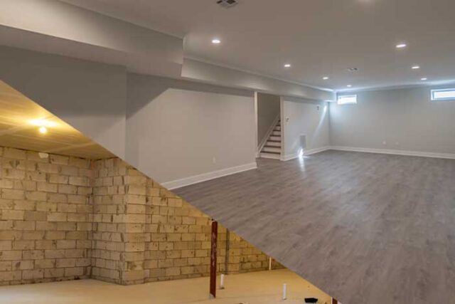 Finishing your basement adds extra living space and value to your home