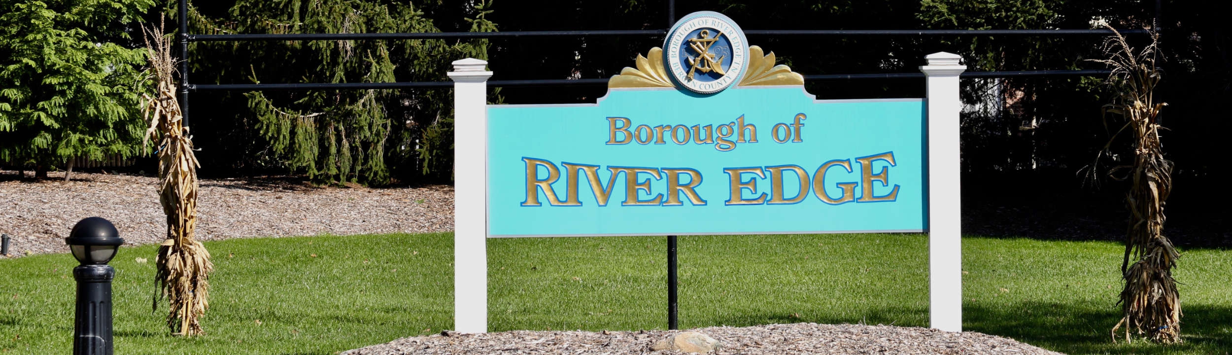 Borough of River Edge, New Jersey sign.